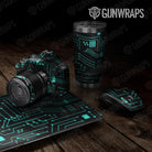 Universal Sheet Circuit Board Gear Skin Vinyl Wrap Circuit Board Tiffany Blue Gear Skin Vinyl Wrap