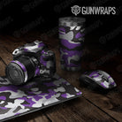 Universal Sheet Classic Gear Skin Vinyl Wrap Classic Purple Tiger Gear Skin Vinyl Wrap