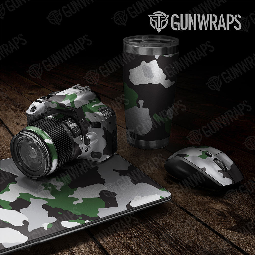 Universal Sheet Cumulus Gear Skin Vinyl Wrap Cumulus Green Tiger Gear Skin Vinyl Wrap