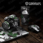 Universal Sheet Cumulus Gear Skin Vinyl Wrap Cumulus Green Tiger Gear Skin Vinyl Wrap