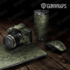 Universal Sheet Digital Gear Skin Vinyl Wrap Digital Army Green Gear Skin Vinyl Wrap
