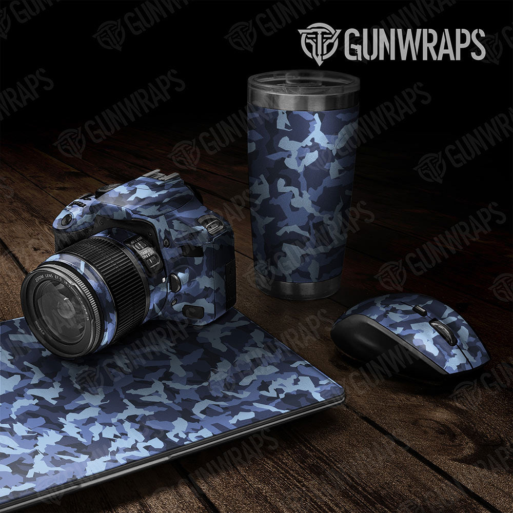 Universal Sheet Erratic Gear Skin Vinyl Wrap Erratic Blue Urban Night Gear Skin Vinyl Wrap