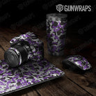 Universal Sheet Erratic Gear Skin Vinyl Wrap Erratic Purple Tiger Gear Skin Vinyl Wrap
