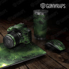 Universal Sheet Galaxy Gear Skin Vinyl Wrap Galaxy Green Gear Skin Vinyl Wrap