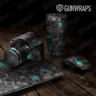 Universal Sheet Hex DNA Gear Skin Vinyl Wrap Hex DNA Tiffany Blue Gear Skin Vinyl Wrap