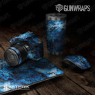 Universal Sheet Kryptek Gear Skin Vinyl Wrap Kryptek Blue Lightning Gear Skin Vinyl Wrap