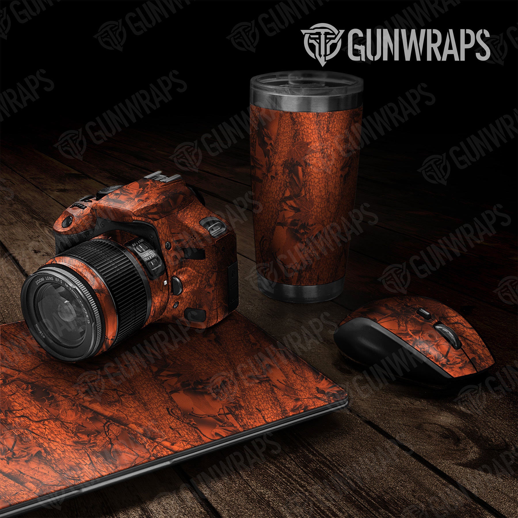Universal Sheet Nature Gear Skin Vinyl Wrap Nature Orange Forest Gear Skin Vinyl Wrap