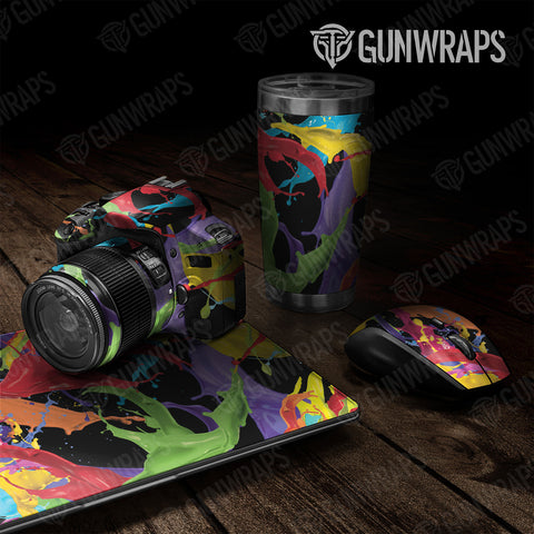 Paint Splatter Universal Gear Skin Vinyl Wraps