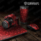 Universal Sheet Paintball Gear Skin Vinyl Wrap Paintball Elite Red Gear Skin Vinyl Wrap
