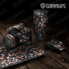 Universal Sheet Paintball Gear Skin Vinyl Wrap Paintball Orange Tiger Gear Skin Vinyl Wrap