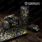 Universal Sheet Paintball Gear Skin Vinyl Wrap Paintball Yellow Tiger Gear Skin Vinyl Wrap