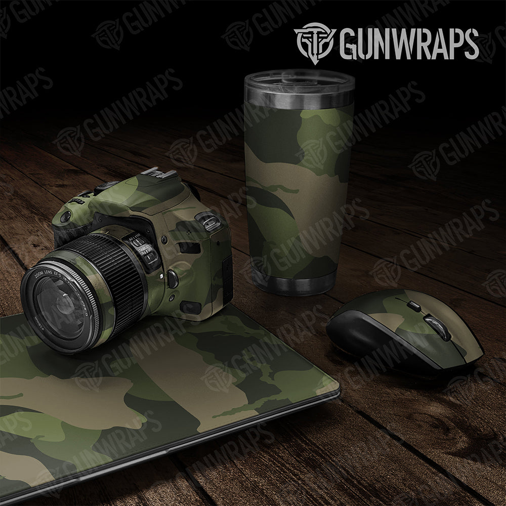 Universal Sheet Ragged Gear Skin Vinyl Wrap Ragged Army Green Gear Skin Vinyl Wrap