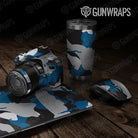 Universal Sheet Ragged Gear Skin Vinyl Wrap Ragged Blue Tiger Gear Skin Vinyl Wrap