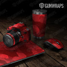 Universal Sheet Ragged Gear Skin Vinyl Wrap Ragged Elite Red Gear Skin Vinyl Wrap
