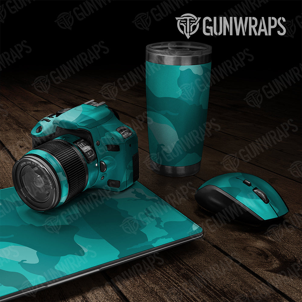 Universal Sheet Ragged Gear Skin Vinyl Wrap Ragged Elite Tiffany Blue Gear Skin Vinyl Wrap