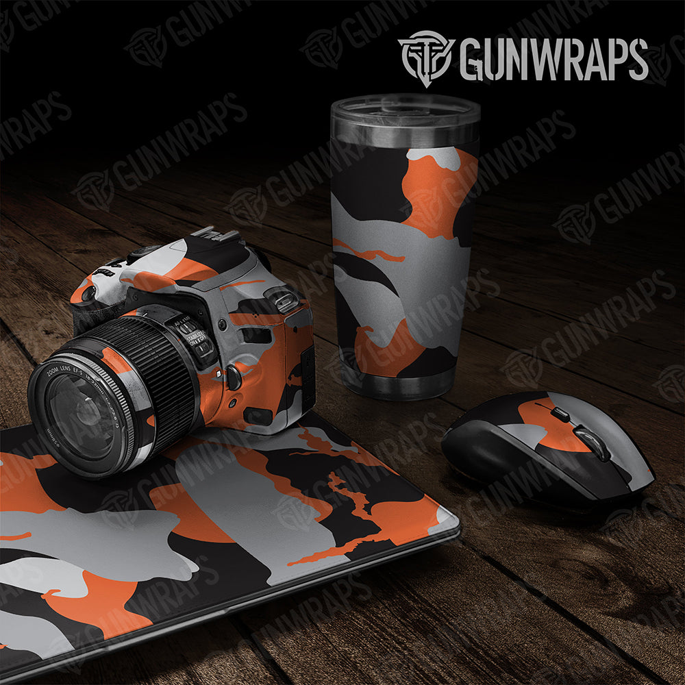 Universal Sheet Ragged Gear Skin Vinyl Wrap Ragged Orange Tiger Gear Skin Vinyl Wrap