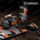 Universal Sheet Ragged Gear Skin Vinyl Wrap Ragged Orange Tiger Gear Skin Vinyl Wrap