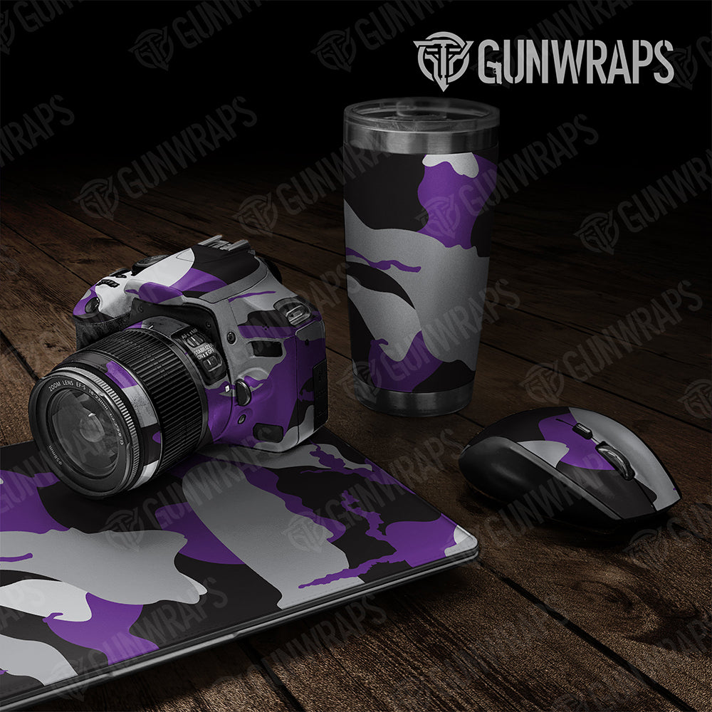 Universal Sheet Ragged Gear Skin Vinyl Wrap Ragged Purple Tiger Gear Skin Vinyl Wrap