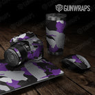 Universal Sheet Ragged Gear Skin Vinyl Wrap Ragged Purple Tiger Gear Skin Vinyl Wrap