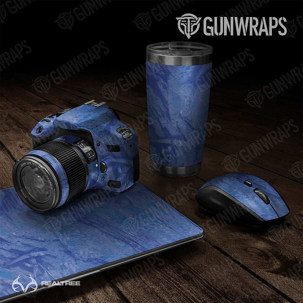 Universal Sheet Realtree Aspect Gear Skin Vinyl Wrap Realtree Aspect Royal Blue Gear Skin Vinyl Wrap