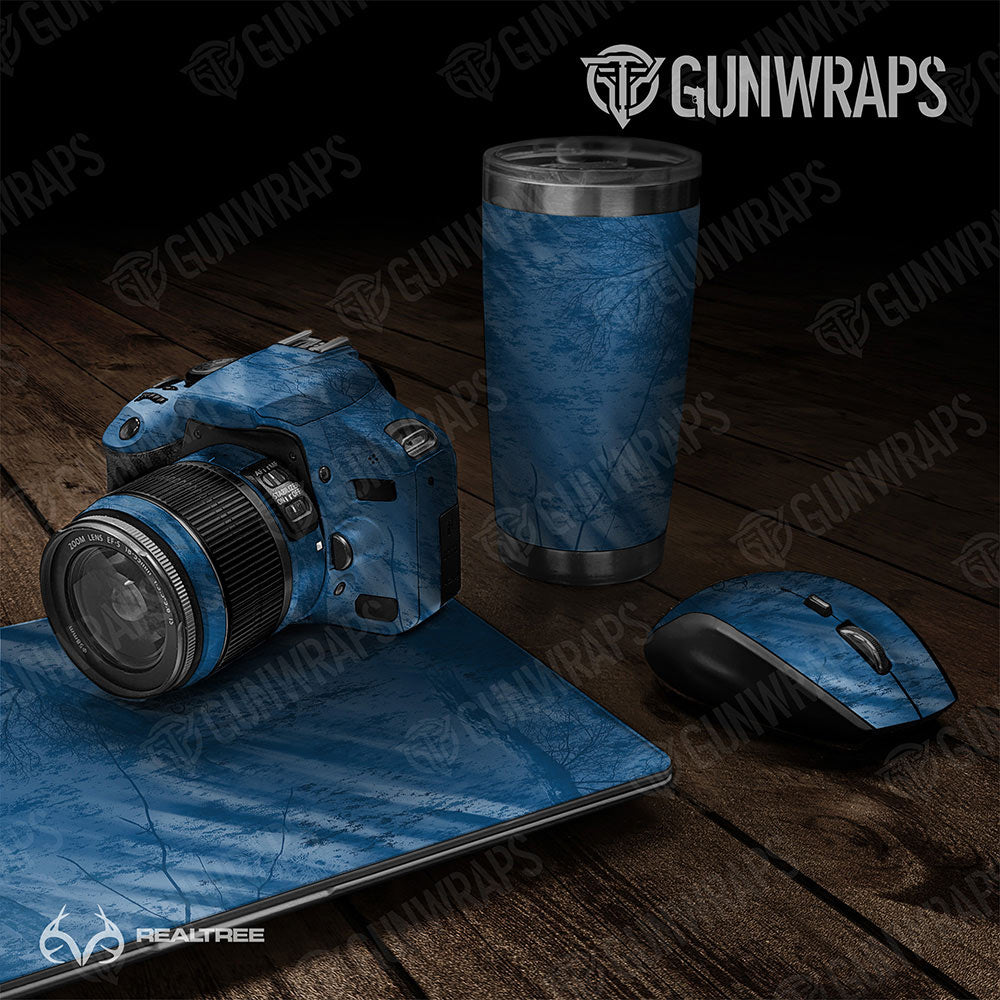 Universal Sheet Realtree Fishing Gear Skin Vinyl Wrap Realtree Fishing Blue Gear Skin Vinyl Wrap