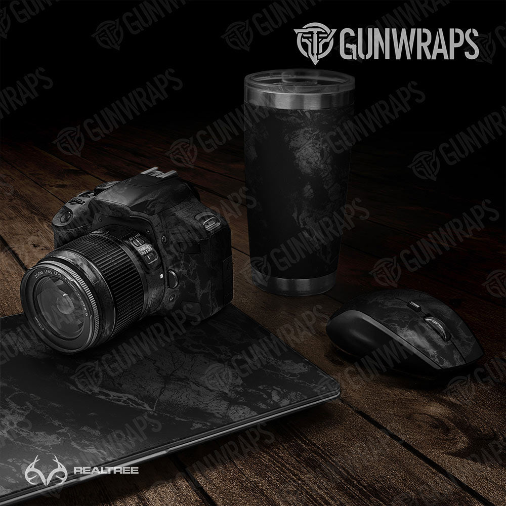 Universal Sheet Realtree WAV3 Gear Skin Vinyl Wrap Realtree WAV3 Black Gear Skin Vinyl Wrap