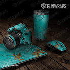 Universal Sheet Realtree XTRA Colors Gear Skin Vinyl Wrap Realtree XTRA Colors Tiffany Blue Gear Skin Vinyl Wrap