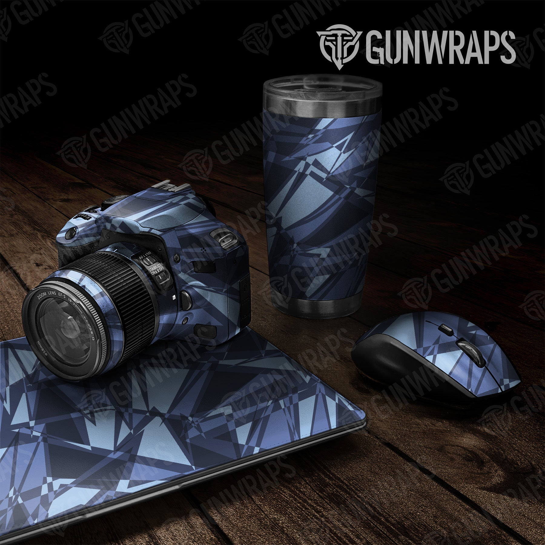 Universal Sheet Sharp Gear Skin Vinyl Wrap Sharp Blue Urban Night Gear Skin Vinyl Wrap
