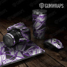Universal Sheet Sharp Gear Skin Vinyl Wrap Sharp Purple Tiger Gear Skin Vinyl Wrap