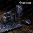 Universal Sheet Shattered Gear Skin Vinyl Wrap Shattered Blue Midnight Gear Skin Vinyl Wrap