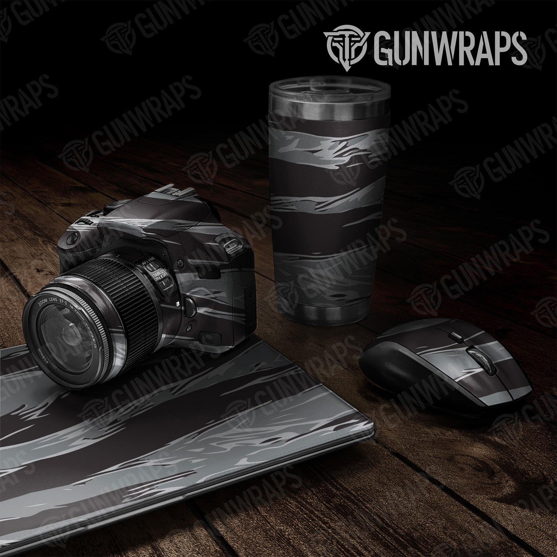 Universal Sheet Shredded Gear Skin Vinyl Wrap Shredded Urban Night Gear Skin Vinyl Wrap