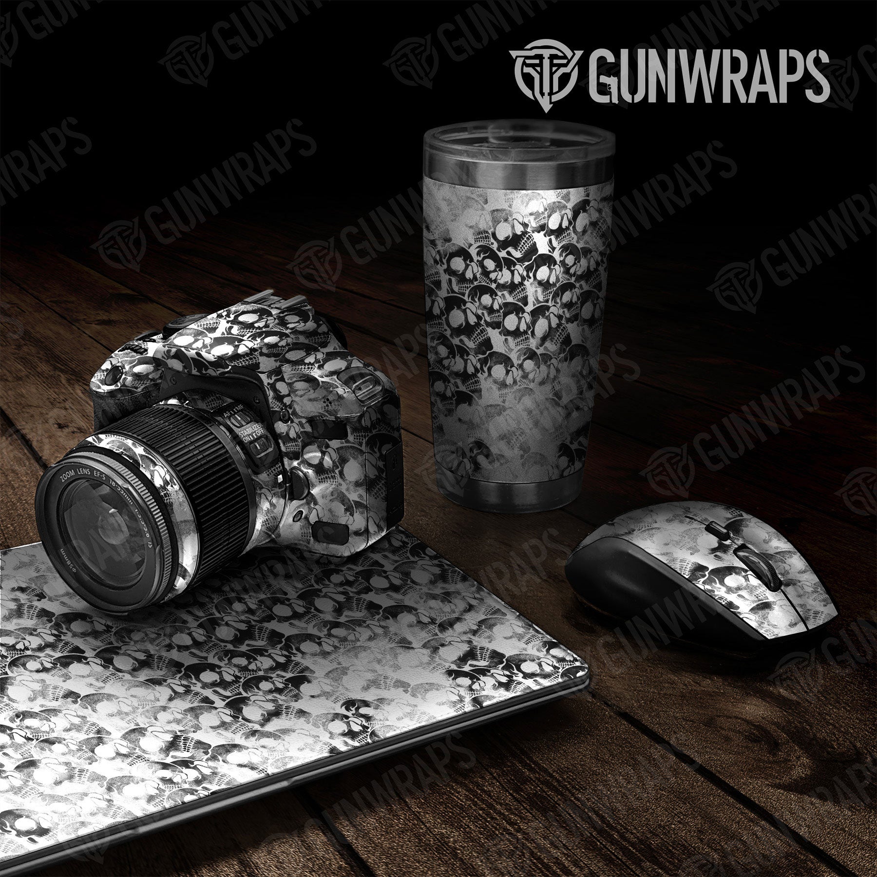 Universal Sheet Skull Gear Skin Vinyl Wrap Skull X Ray Gear Skin Vinyl Wrap