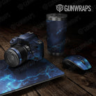 Universal Sheet Stone Gear Skin Vinyl Wrap Stone Blue Ice Marble Gear Skin Vinyl Wrap