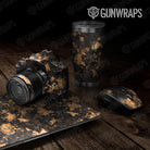 Universal Sheet Tie Dye Gear Skin Vinyl Wrap Tie Dye Bleached Black Gear Skin Vinyl Wrap