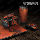 Universal Sheet Trigon Gear Skin Vinyl Wrap Trigon Elite Orange Gear Skin Vinyl Wrap