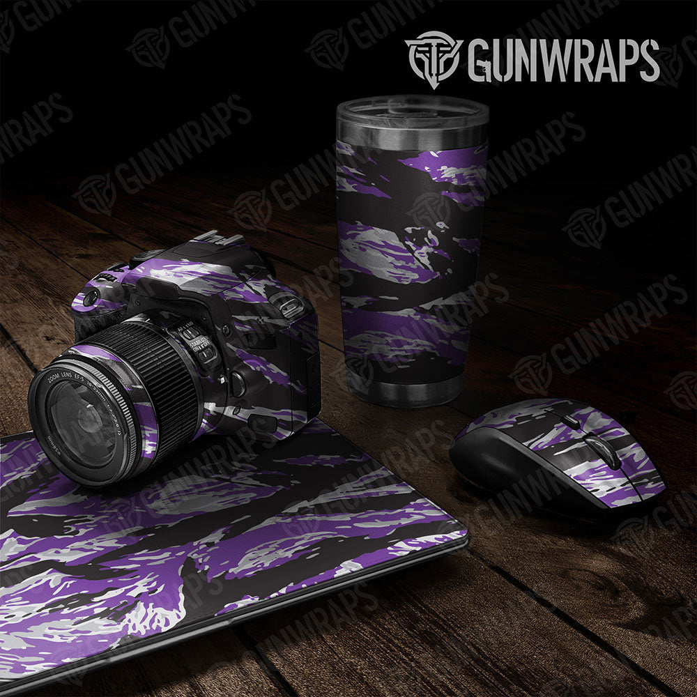 Universal Sheet Vietnam Tiger Stripe Gear Skin Vinyl Wrap Vietnam Tiger Stripe Purple Tiger Gear Skin Vinyl Wrap