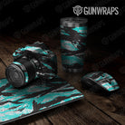 Universal Sheet Vietnam Tiger Stripe Gear Skin Vinyl Wrap Vietnam Tiger Stripe Tiffany Blue Tiger Gear Skin Vinyl Wrap