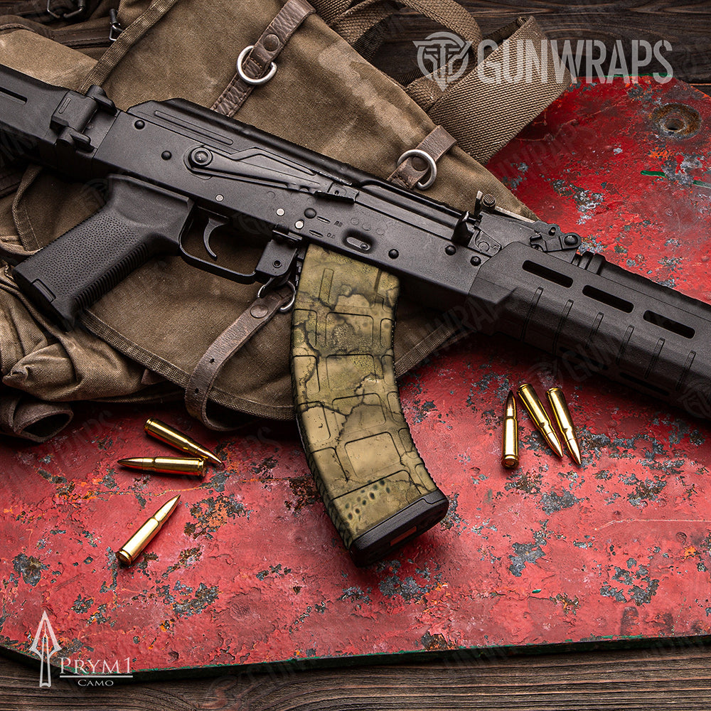 AK-47 Mag Prym1 Stream Sepia Gun Skin Vinyl Wrap