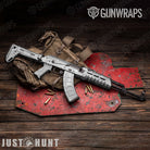 Just Hunt Deceptive Camo Whitened Gun Skin Vinyl Wrap