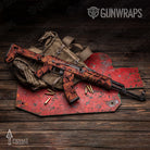 AK-47 Prym1 Boulder Red Tea Gun Skin Vinyl Wrap