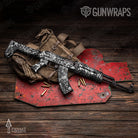 AK-47 Prym1 Camo Black Ice Gun Skin Vinyl Wrap