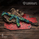AK-47 Prym1 Camo Blue Tang Gun Skin Vinyl Wrap