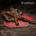 AK-47 Prym1 Camo Fire Storm Gun Skin Vinyl Wrap