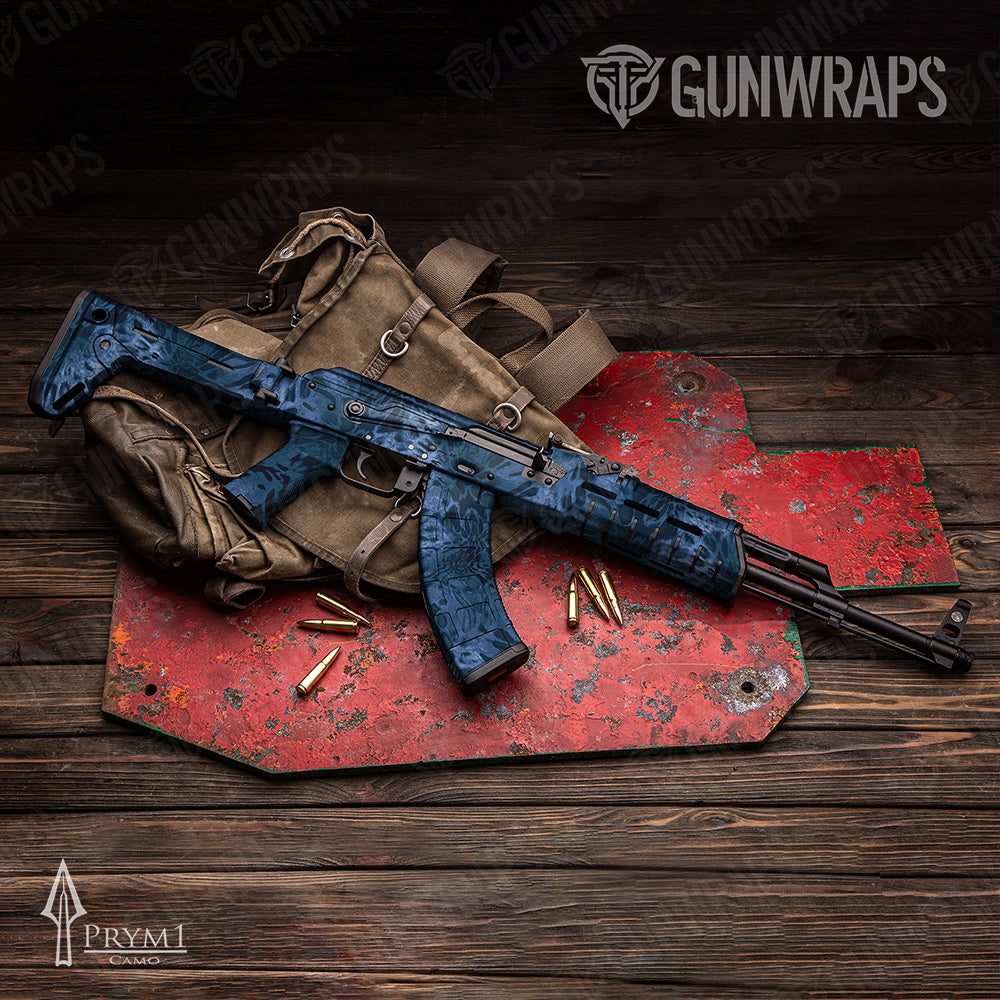AK-47 Prym1 Camo Ice Gun Skin Vinyl Wrap