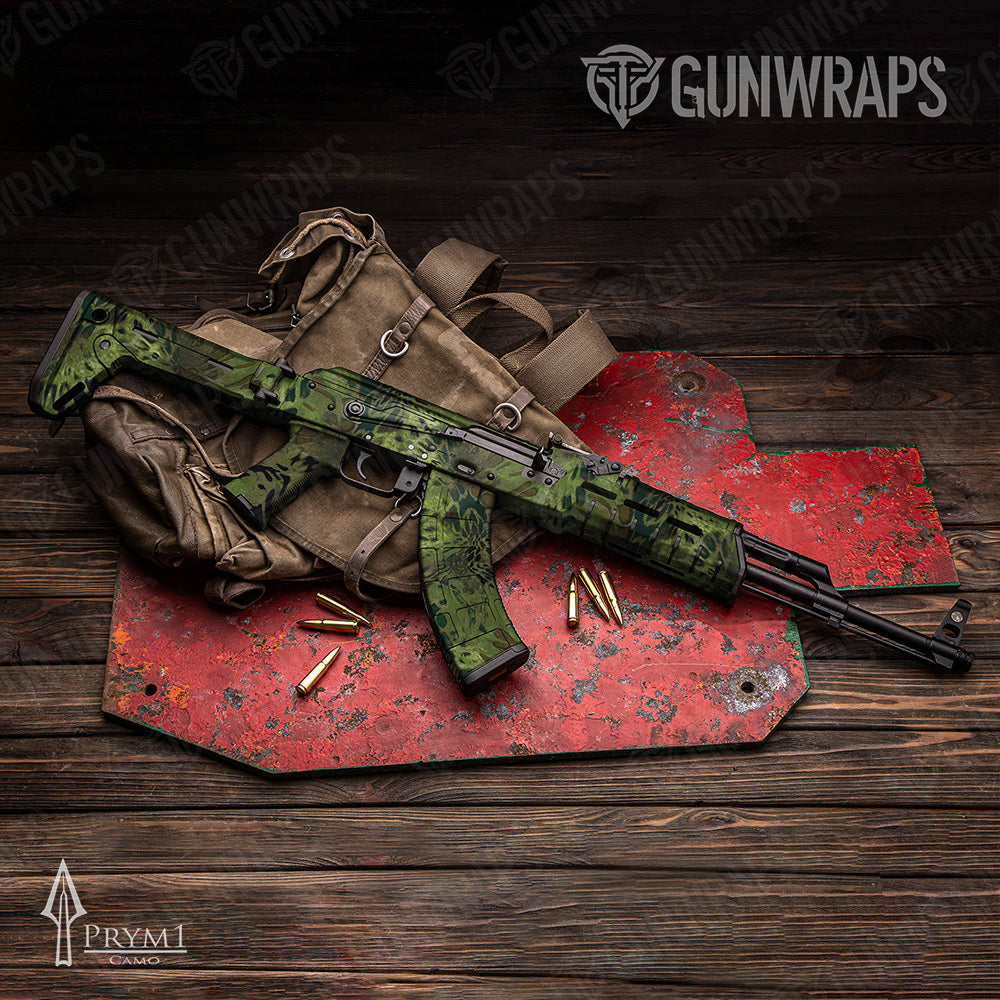 AK-47 Prym1 Camo Jungle Gun Skin Vinyl Wrap
