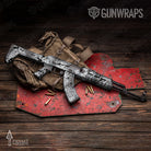 AK-47 Prym1 Camo Silver Mist Gun Skin Vinyl Wrap