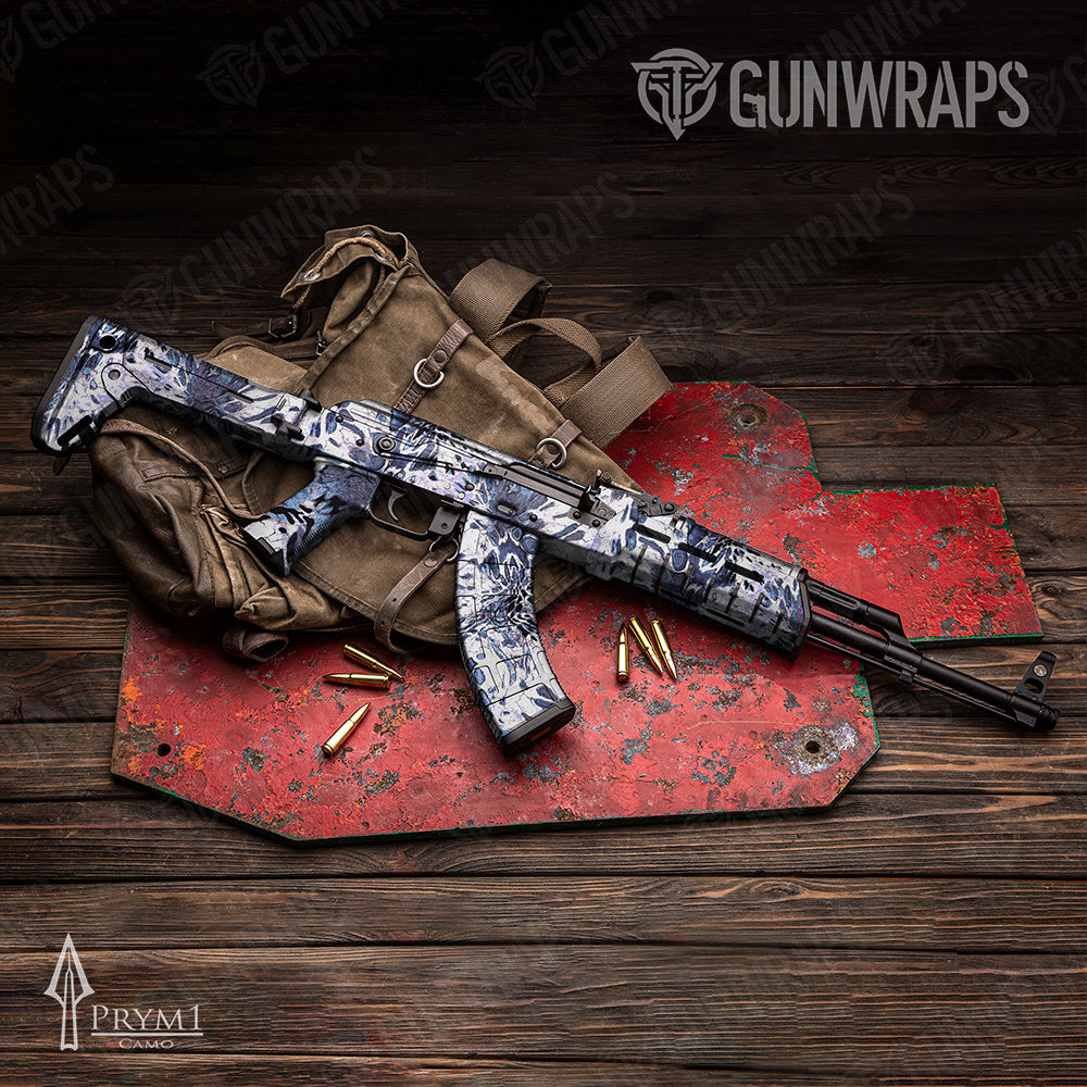 AK-47 Prym1 Camo Sleet Gun Skin Vinyl Wrap