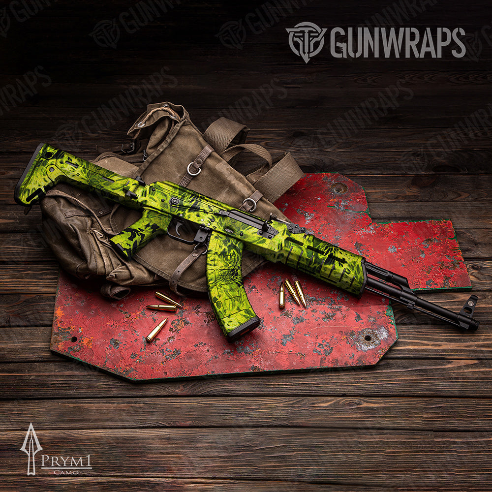 AK-47 Prym1 Camo Voltage Gun Skin Vinyl Wrap