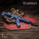 AK-47 Prym1 Stream Blue Gun Skin Vinyl Wrap