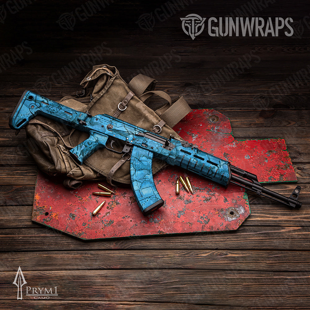 AK-47 Prym1 Stream Cayenne Gun Skin Vinyl Wrap